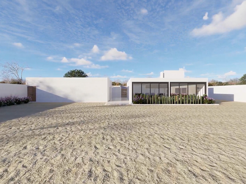 Montaje de Renders Oficinas PT para Arq. José René Ulloa